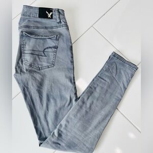 ❌🦅AE Outfitters Light Gray Jeggings